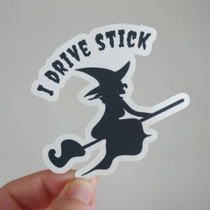 "I Drive Stick" Sticker